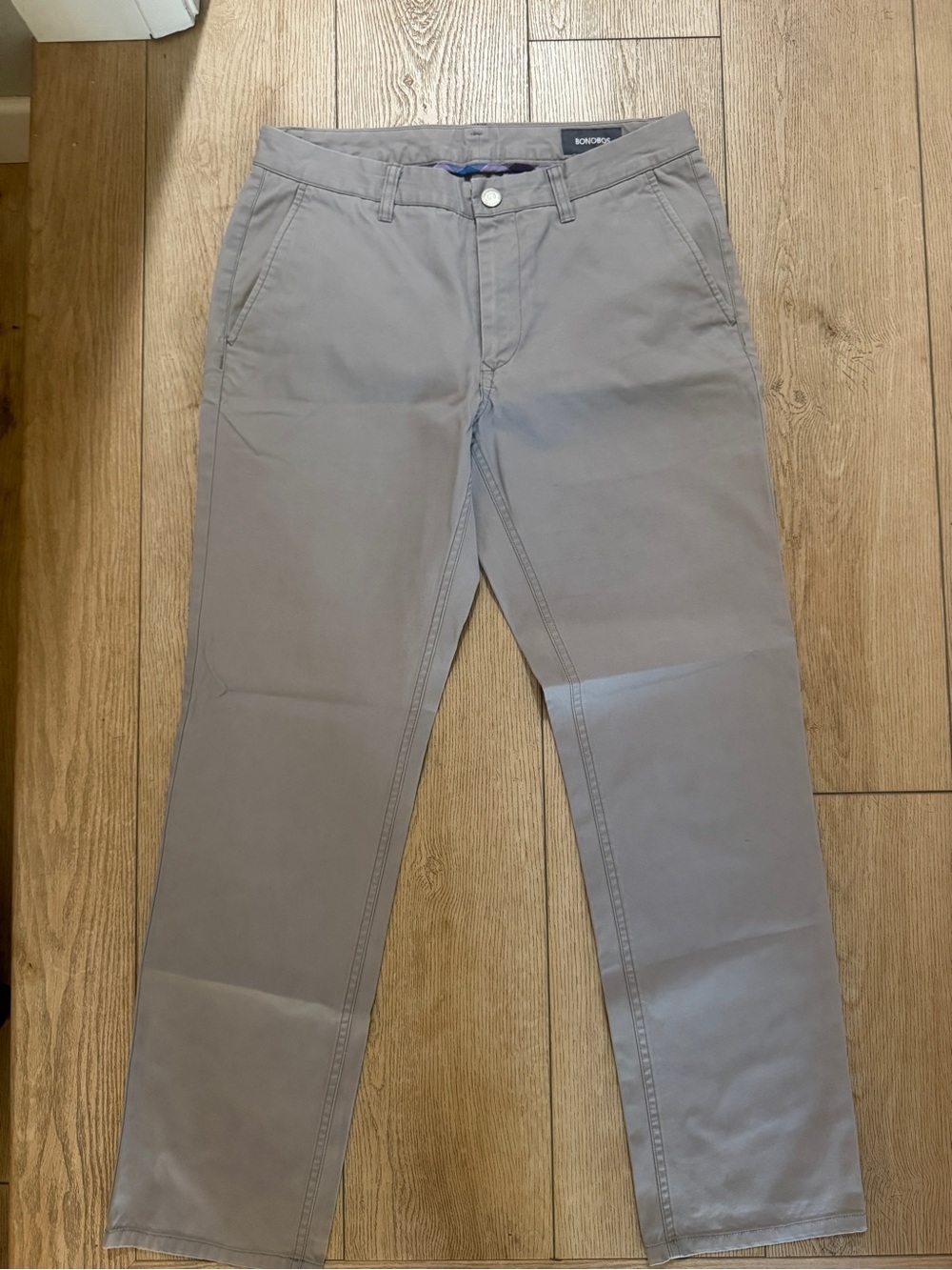 Bonobos Light Gray Chino Pants